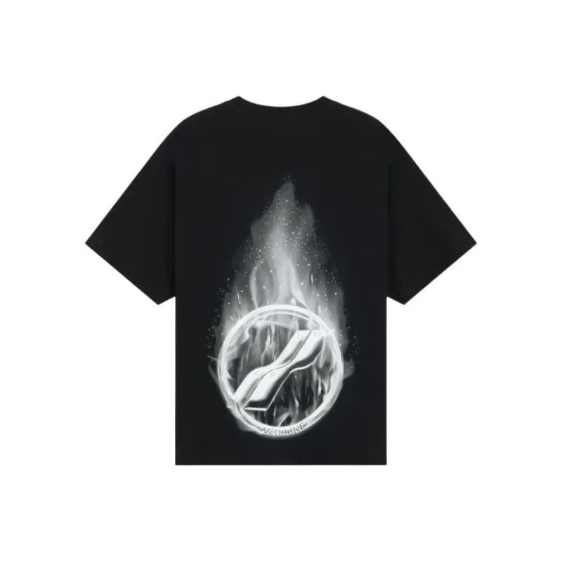 WE11DONE SS25 T Shirt Unisex Black-1