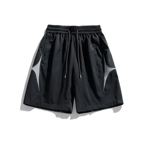 MIIOW Cargo Shorts Unisex Light Gray