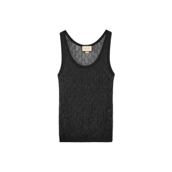 GUCCI Tank Tops Women's Black
