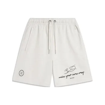 LiNing Casual Shorts Men's Heather Gray Tile Gray