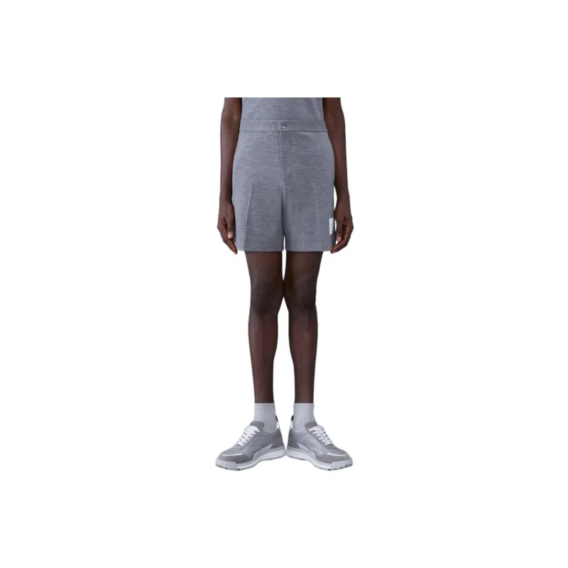 THOM BROWNE Logo patch Knee length Shorts-0
