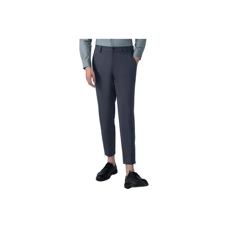 Yiwen Casual Pants Men Gray-0