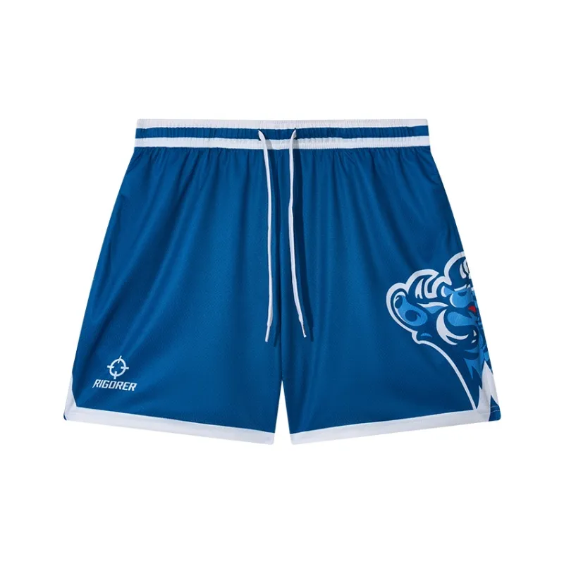 RIGORER Knitted Fabric Knee Length Shorts Unisex-11