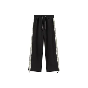 CAISEDI Casual Pants Men's Black