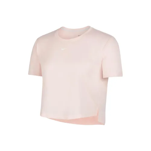 nike ivory Crop Tops Women's Pink