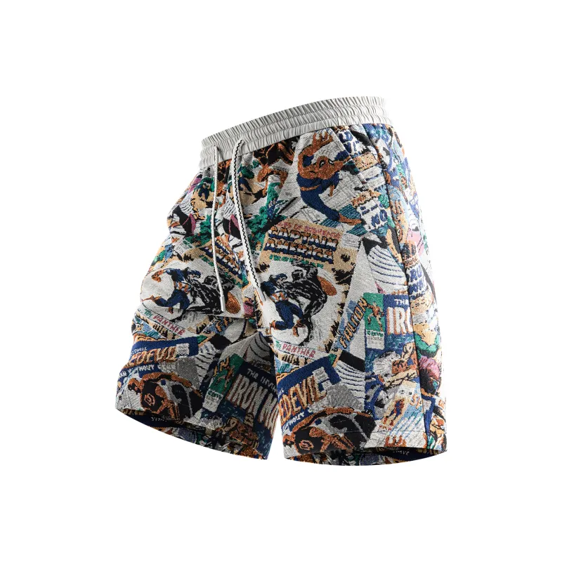 PASOK Casual Shorts Unisex Cartoon-0