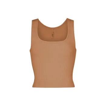 Skims Tank Tops Women's Camel