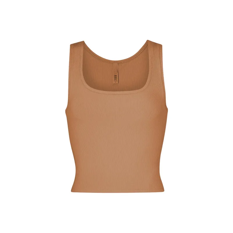 Skims Tank Tops Women's Camel-0