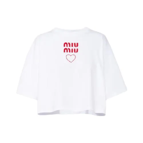 MIU MIU T-Shirts Women's White