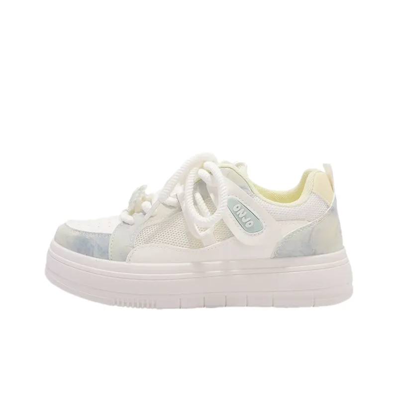 Boldi Kuki Low Top Skateboard Shoes Women's Misty Rain Blue-4