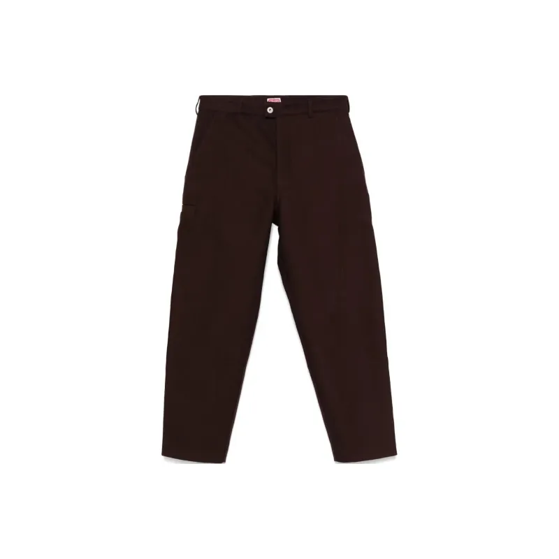 KENZO Cotton Tapered Trousers-0