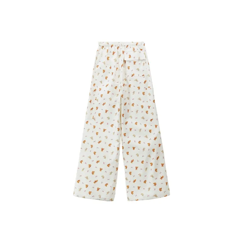 ACAINES Casual Pants Women's Beige-1