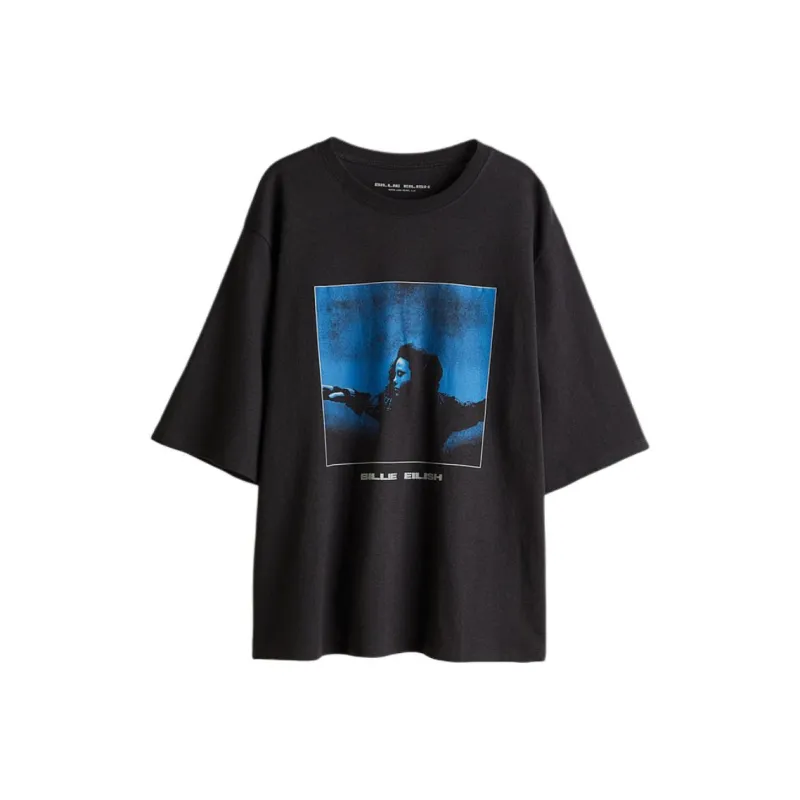 H&M T Shirts Women's Black-0