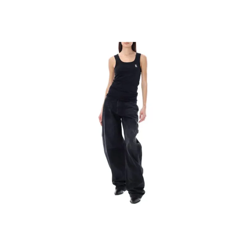 RAF SIMONS Logo Printed Tank Top-0