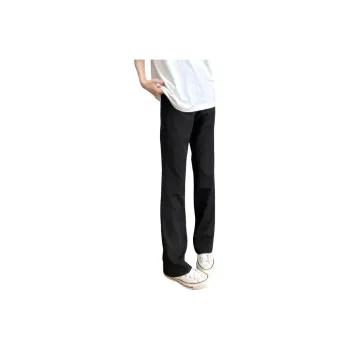 DARK HORSE Casual Pants Unisex Silk Black