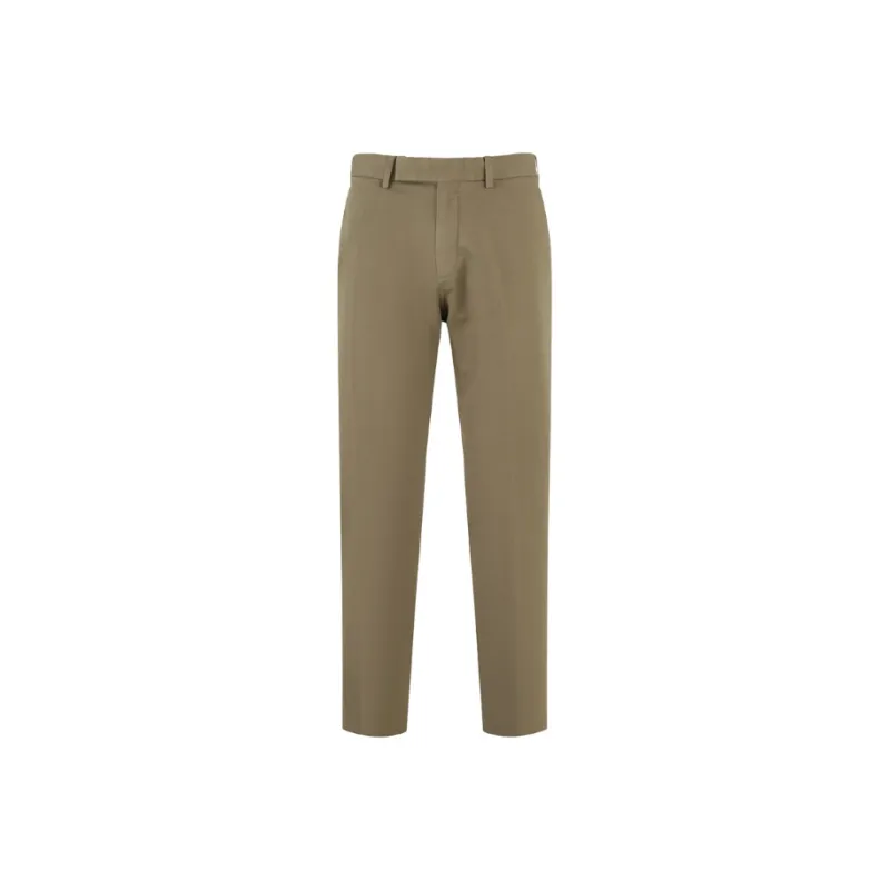 Zegna SS24 Casual Pants Men's Olive Green-0