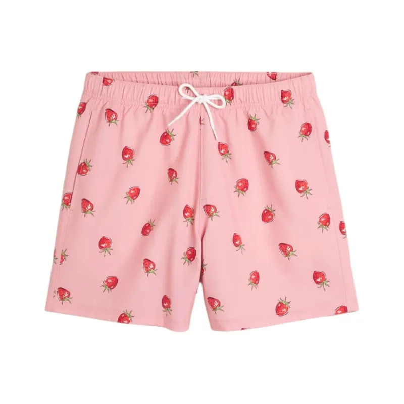Hollister Swimming Shorts Men's Pink Strawberry-0