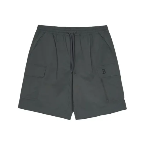 MLB Gofcore Basic Boston Red Sox Cargo Shorts Unisex Charcoal Gray