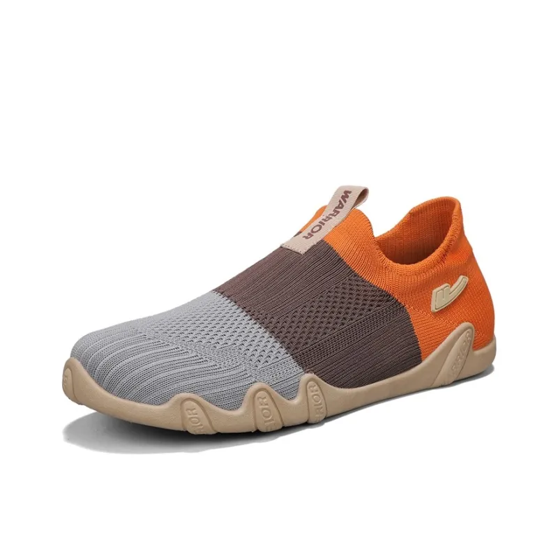 Warrior Slip on Slip on Shoes Slip Resistant, Abrasion Resistant, Breathable, Lightweight Low Top Casual Shoes Men's-1