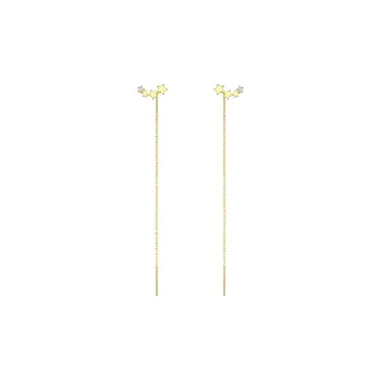 QUIET LOVE S925 Silver Drop Earrings Women's