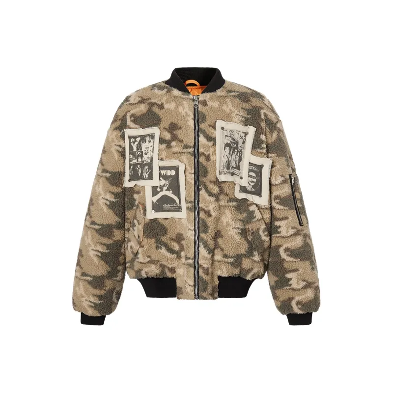 EPTISON FW24 Puffer Jacket Unisex Camouflage Khaki-0