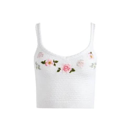 ALICE+OLIVIA Tank Tops Women's White