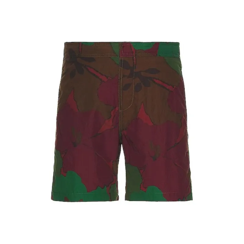 ALLSAINTS Swimming Shorts Men's Red Green-0
