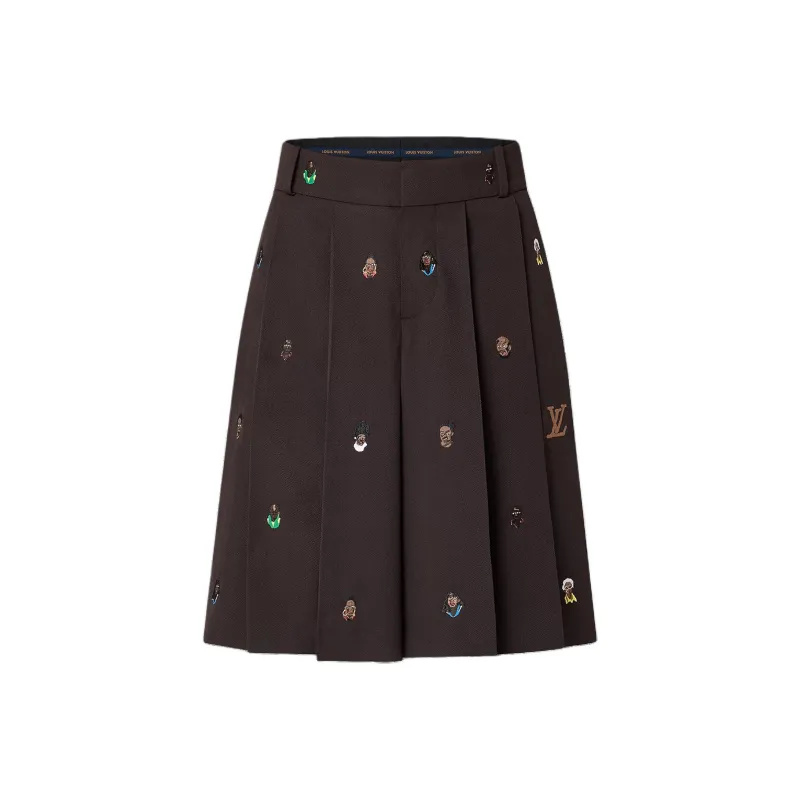LOUIS VUITTON SS24 Casual Shorts Men's Brown-0