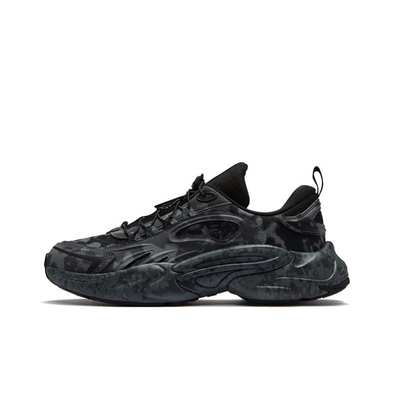 FILA FUSION FORCE X P.A.M. Gravity Shoes Low Top Running Shoes Men's Gray Black-0