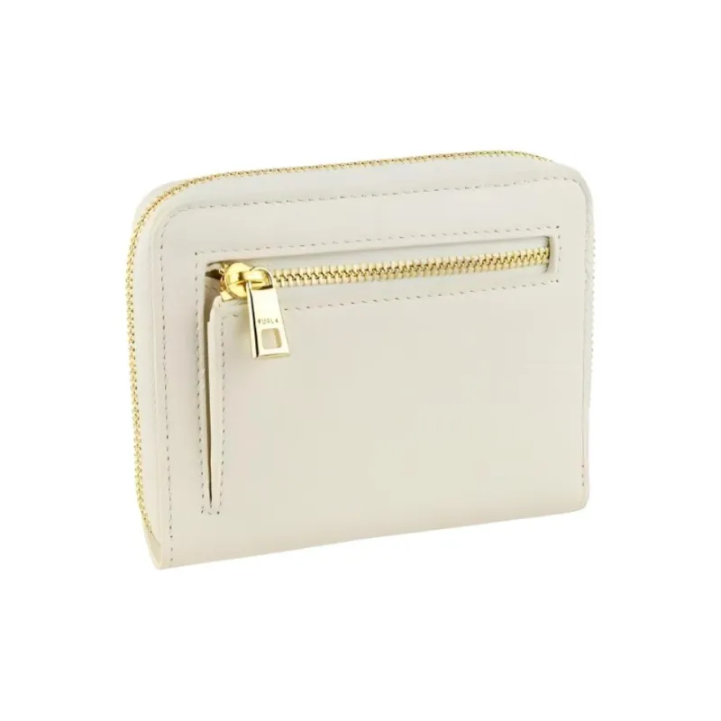 Furla Leather Coin Purses Wallets Women's White-1