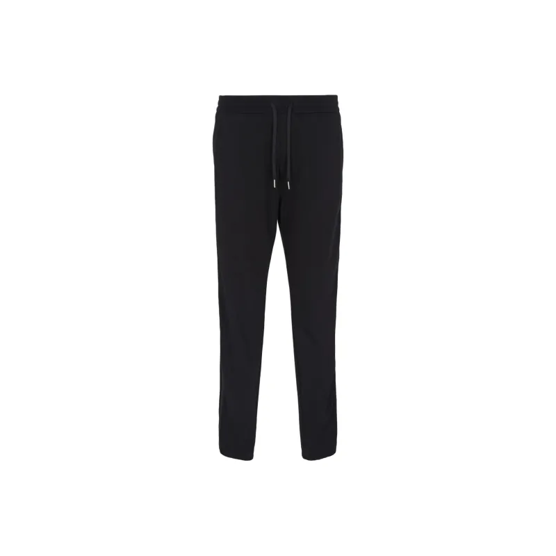 ARMANI EXCHANGE Logo stripe Cotton Track Pants-0