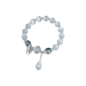 Inkopper Glass Cat Eye Bracelets Women's