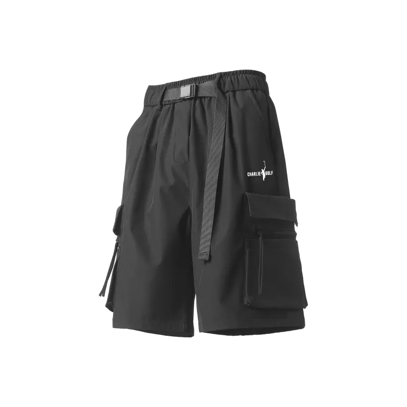 CHARLIE GOLF Denim Shorts Unisex-0