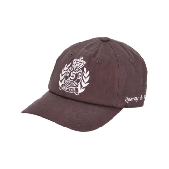 SPORTY & RICH H&W Crest Baseball Hat