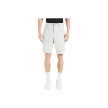 LESS IS MORE Denim Shorts Men's Light Gray