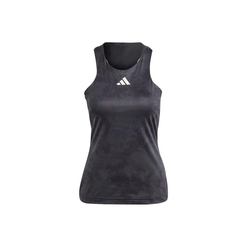Adidas SS23 French Open Series Tank Tops Women's Carbon Black-0