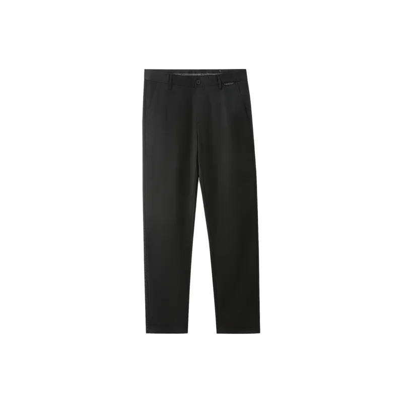 HLA Casual Pants Men's Black Pattern 02-0
