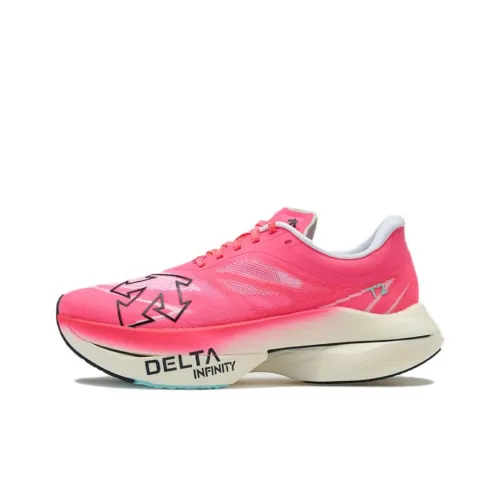 DESCENTE Delta Pro EXP V2 Anti Slip Wear Resistant Low Top Running Shoes Unisex Pink