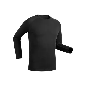 DECATHLON WEDZE Sports Thermal Underwear Men's Black