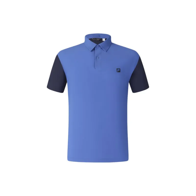 FILA Golf Series SS25 Polo Shirt Men's Blue-0