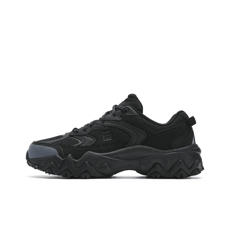 FILA OAKMONT 2S Ouke Starry 2S Cushioning, Wear Resistant Low Top Casual Shoes Women's Black-0