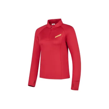 QIAODAN T Shirt Women's Vintage True Red