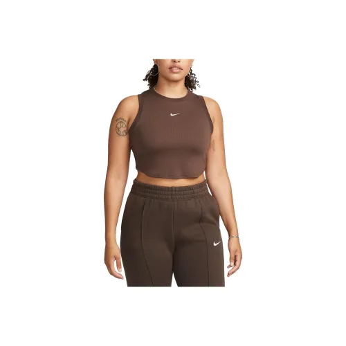 Nike Sportswear Essentials Series Tank Tops Women's Baroque Brown