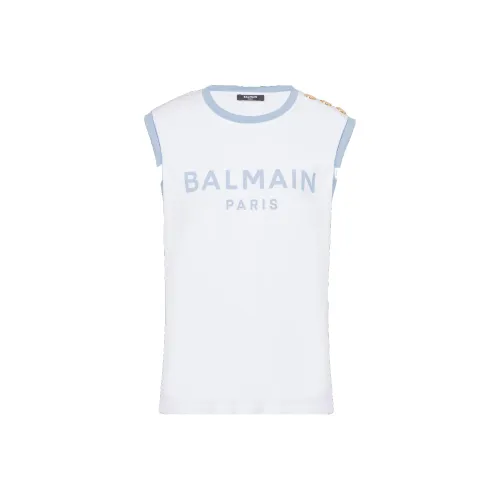 VERSACE Medusa Buttons Sleeveless Denim Mini Dress