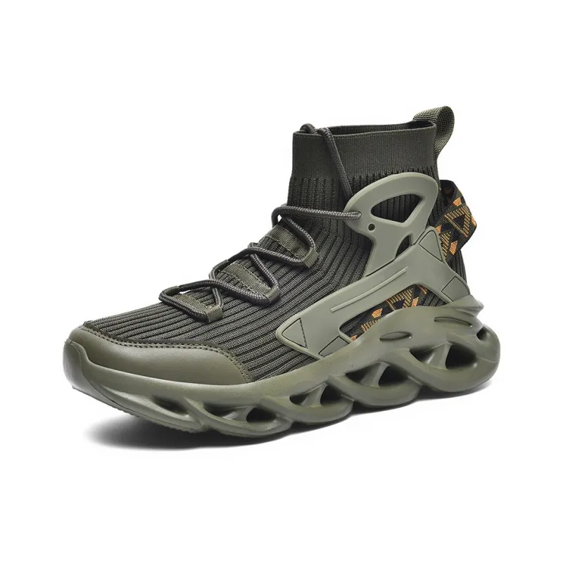 BIANSULONG Abrasion Resistant Support Balance High Top Chunky Sneakers Men's-6