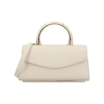 Furla Leather One Shoulder Handbag Mini Women's Ecru