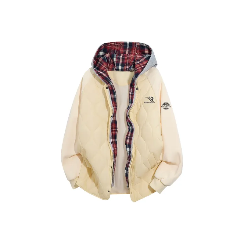 ROBINHOOD Puffer Jackets Unisex Black-4