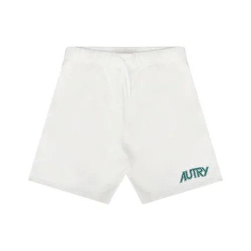 AUTRY Logo Stamp Drawstring Track Shorts