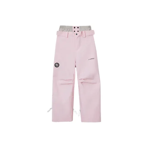 LA QOMOTEC Ski Pants Unisex Cherry Blossom Pink