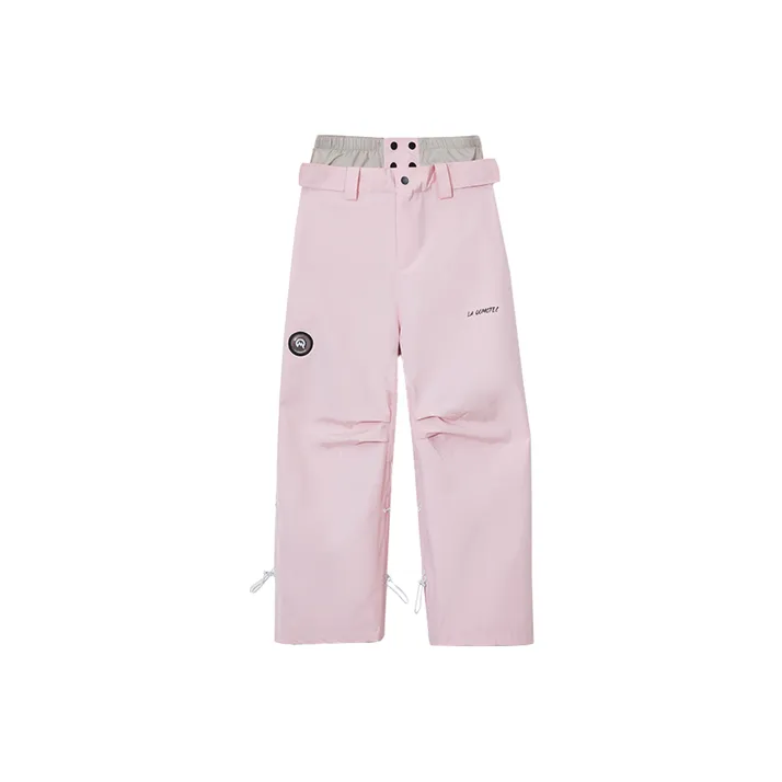 LA QOMOTEC Ski Pants Unisex Cherry Blossom Pink-0